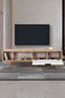 Hanah Home Venüs 3640 Soporte para TV Roble zafiro y blanco